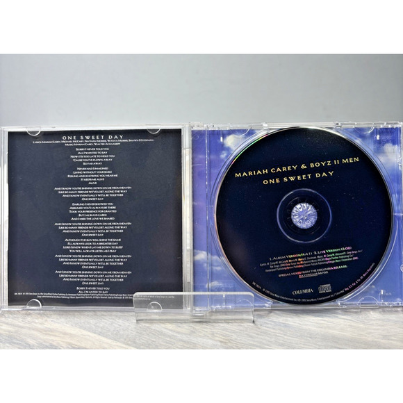 Mariah Carey & Boyz II Men – One Sweet Day (CD Single, Columbia, 1995) - Picture 3 of 5